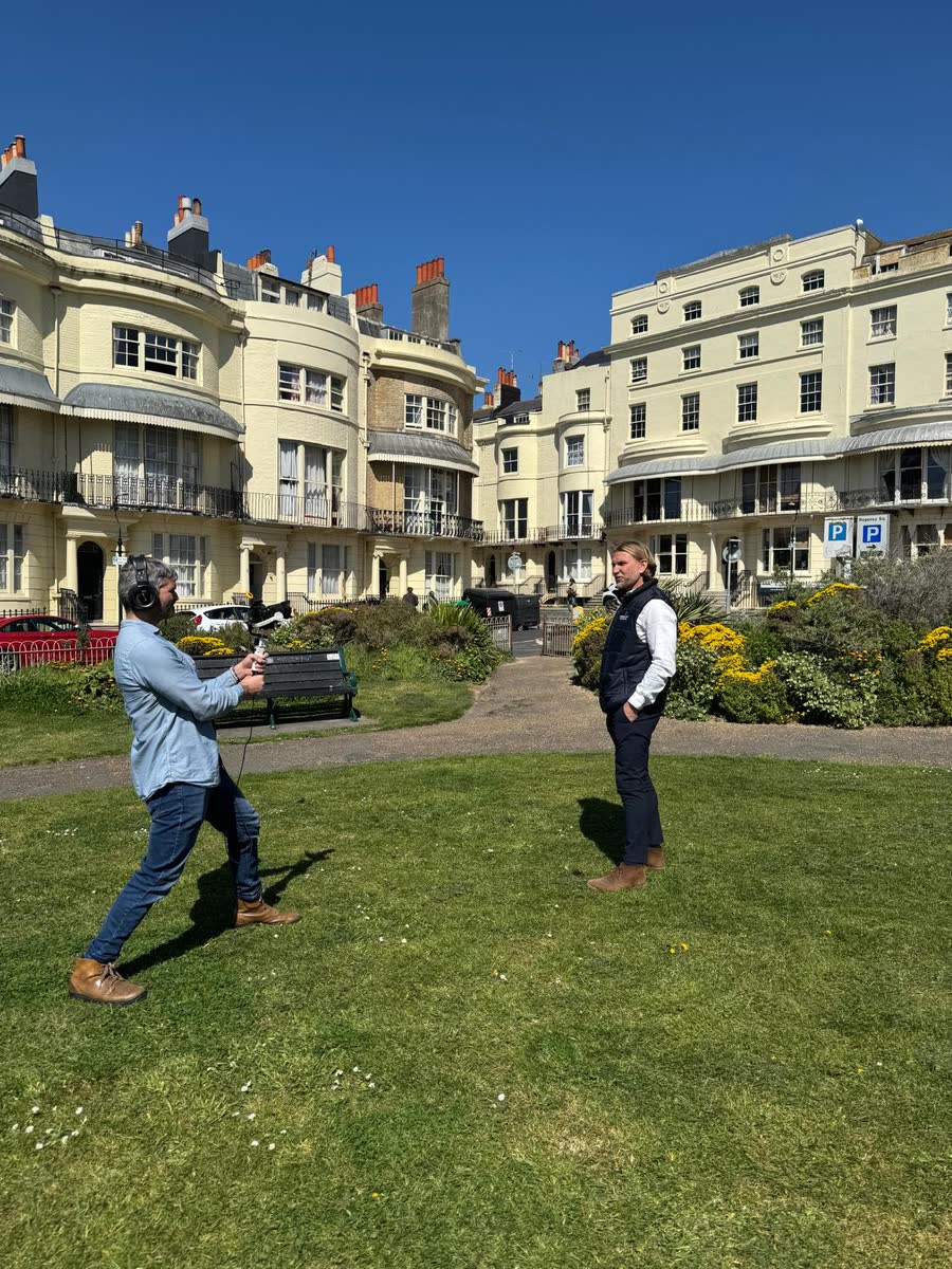 Interviewing Woodhart Construction in Regency Square, Brighton